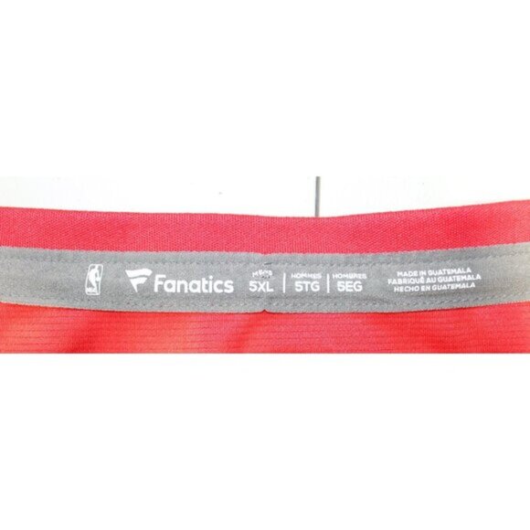 NBA Basketball Toronto Raptors  Serge Ibaka #9 Jersey Big 5XL Fanatics Red - Picture 3 of 6